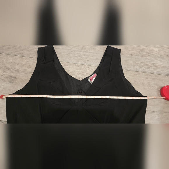 Anthro Yoanna Baraschi Silk Floral Applique Dress - Picture 7 of 8